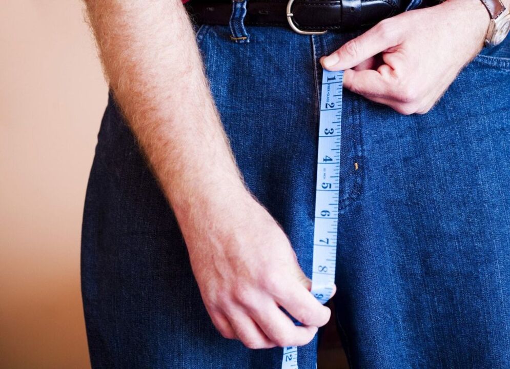 mesurer l'épaisseur du pénis avant l'agrandissement