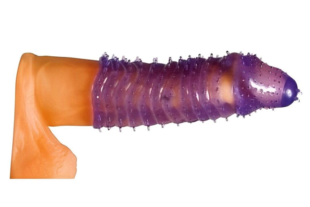 accessoire de pénis texturé
